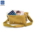 wholesale customized durable leisure canvas hidden camera bag